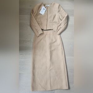 Blazer & Pencil Skirt Suit Set Small